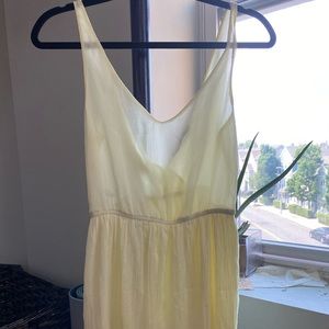Zara yellow flair dress